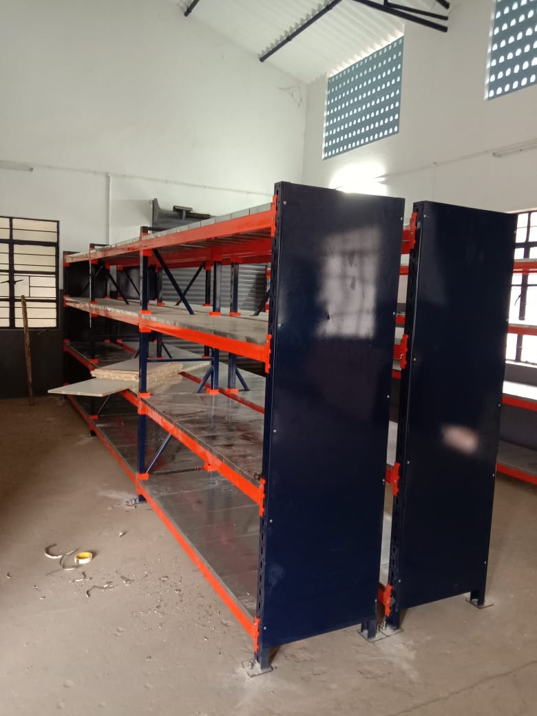 Multi-level industrial storage rack